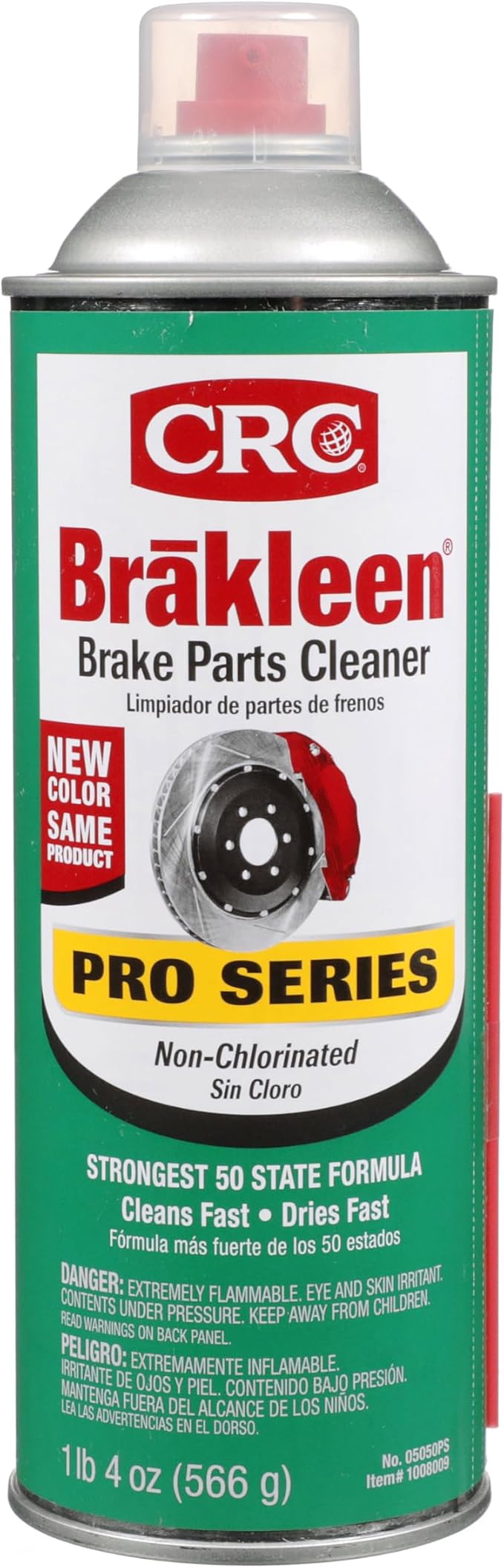 CRC Brakleen 1003663 Brake Cleaner Spray BPC Pro Series Non-Chlorinated 50 State Formula, 20 oz, [1 Pack]