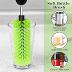 Drill Brush for Car Wheel and Bottle, Highly Dense and Durable Car Cleaning Brush for Wheels, Rims, Engines, Exhaust, Bottle