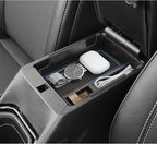 LUWU Center Console Organizer Compatible with Jeep Compass 2021-2025/Dodge Hornet 2023-2026 Accessories Armrest Console Storage Box Insert Tray ABS Material Coin Container Blue