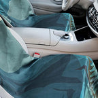 Hahafelt Car Seat Towel Covers with Storage Bag Seat Post Workout Sweat Cover Washable Non Slip for Car Towel for Dog Pet Workout Outdoor Sport Activities(Grizzly Guide)