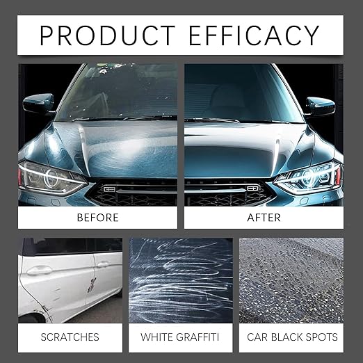 Crystal Serum Ceramic Coating Kit for Cars, 9H Graphene Nano Coating, High Gloss Shine & Hydrophobic Protection, Scratch-Resistant Paint Coating, Quick & Easy DIY Application (3set)