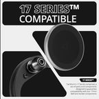 Tackform Link Vent Mount Magnetic Wireless Charging Phone Holder - Compatible with MagSafe, 2016-2023 Toyota Tacoma and 2014-2021 Toyota Tundra | CNC Billet Aluminum Bracket, Zero Slip | Short Reach