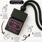 Car Diffuser Duo “La Belle Vie & Black OPM” – Inspired by Designer Women’s Scents – Elegant, Long-Lasting Car Fresheners – Gift-Ready - Fragrance By Sasso
