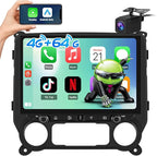 11.5 inch IPS Touchscreen Car Radio for Chevrolet Chevy Silverado GMC Sierra 2014-2018 (4GB RAM+64GB ROM), Android 13 Stereo with Wireless CarPlay Android Auto BT GPS SWC Backup Camera