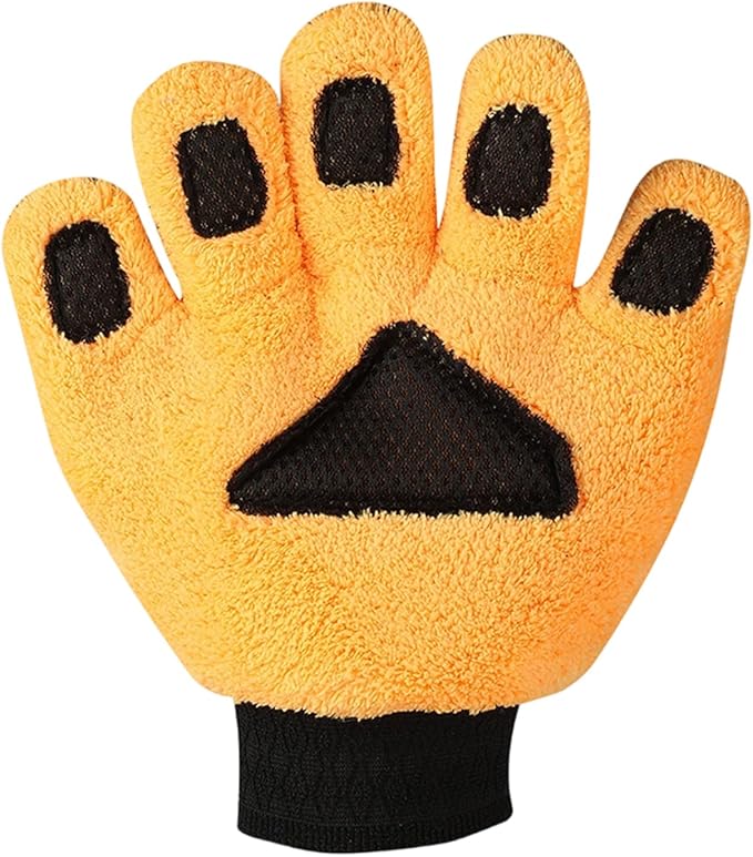 Scratch Free Car Wash Mitt, Coral Fleece Mitts, Five Finger Wash Glove Tool, Men Women Car Truck SUV, Automotive Vehicle Exterior, Home Kitchen Cleaning Supply