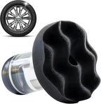 Flow Tire Shine Applicator Pad for Cars & Trucks, Reusable Tire Dressing Applicator, No-Drip Streak-Free Finish, Works with Tire Shine Gels, Sprays & Dressings