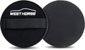 6" Car Detailing Clay Pad, Clay Bar Pad Disc for Auto Detailing, 1Pc Magic Clay Pad and 1Pc Hand Strap Applicator (6 Inch, Black)