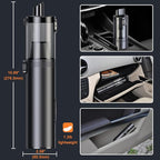 Cordless Car Vacuum Cleaner 14000Pa, Handheld Vacuum Portable Dust Buster Vacuum Small Vacuum Cleaner for Vehicle,Pet,Home, LED Display & Lightweight & Low Noise & Rechargeable
