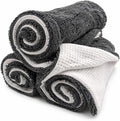 Hybrid Glass Microfiber Towel – Waffle Weave & Plush Dual Action Cleaning Cloth – Streak-Free Window and Surface Drying Towel – Professional Grade –16x16,1000 GSM 3-Pack