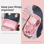 DGAZ Silk Purse Organizer Insert Fits LV Speedy 16/20/25/30/35/40/45 bags，Silky Smooth Bag Organizer，Luxury Handbag & Tote Shaper(Pink,SP40)