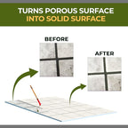 Covertec Tile & Grout Sealer, Clear Protective Sealer for Shower & Tile Floors, Ceramic Porcelain & Natural Stone, 1 Quart