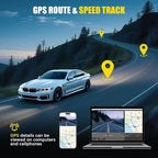 Dash Cam Front 4K, Front Dash Camera for Car with Free 32GB SD Card WiFi Mini Dashcam with APP Control, GPS, Night Vision, Parking Monitoring, G-Sensor, Loop Recording