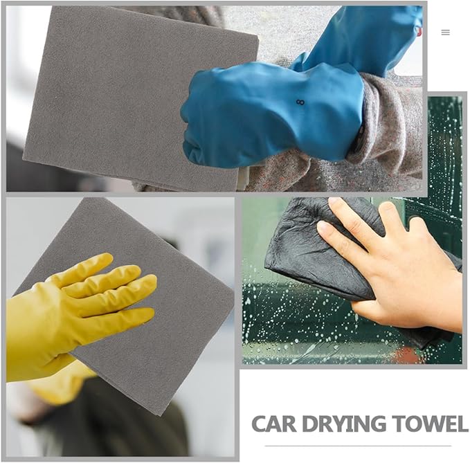 2pcs Car Wash Towels 30x30cm Super Absorbent Microfiber Cloth for Car Detailing and Interior Cleaning, Lint-Free Drying Towels for Vehicle Care