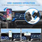 Car Phone Holder Fit for Toyota Land Cruiser LC250 2024 2025 Auto Accessories (Only Fit for 8/12.3-Inch Screen), Cell Phone Mount Dash Mount Hands-Free 360° Rotation