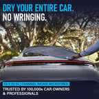Rapid Dry Towels Original 2.0 Microfiber Car Drying Towel | 150 x 75cm | Extra Large Channel Weave Drying Cloth | Ultra Absorbent, Scratch-Free, Auto Detailing Towel for Cars SUVs Trucks & Boats
