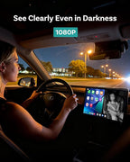 OTTOCAST Cabin Care Baby Car Camera 2026,Uses Your Car's Built-In Screen,No Extra Screen Needed,Split Screen for CarPlay and Baby View,No-Glow Night Vision,Plug&Play,150°Wide Angle(No Android Support)