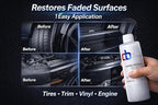 Super Dress It Tire Shine Spray & Car Trim Restorer 16 oz | Water Based Non Greasy Tire Dressing, Plastic & Vinyl Conditioner | Dashboard Cleaner, Interior Detailer, Car Detailing Supplies