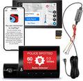 Cobra SC 220C Smart Dash Cam + Cobra 2.5A Micro USB Adapter Hardwire Kit
