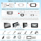 [9inch] ATOTO A6 PF Android Car Stereo, Double-DIN Radio, Wireless CarPlay & Wireless Android Auto, Mirror Link, GPS Tracking，in-Dash Navigation, Dual Bluetooth, HD LRV, 2G+32G, A6G209PF