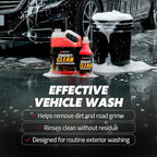 Briggs Squeaky Clean Hyper Concentrated Vehicle Wash – High Suds Car Wash Soap with Easy Rinse, Spot-Free Shine, Safe on Paint, Plastic & Metal – 34 oz