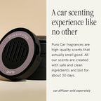 Pura Car Scent Refill - Fragrance for Pura Car Diffuser - Clean & Safe Luxury Diffuser Scent - Long-Lasting Fragrance for 30 Days of Aroma - Teak & Leather