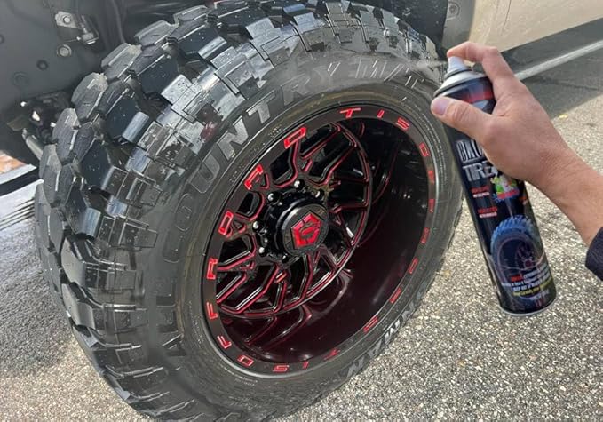 Black Diamond Tire Shine Spray - Extreme Gloss, Long Lasting, No Sling, Wet Look - 14 oz (Pack of 12)