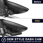 Mangoal 4K Dash Cam Custom for Volvo XC60 2013 2014 2015 2016 2017(Model B),T5 T6 Gen 1 Facelift Accessories,OEM Look, UHD 2160P Video, WiFi & App,Easy to Install,64GB Card