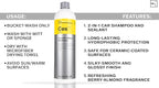 KOCHCHEMIE - Ceramic Effect Shampoo (Ces) - High-Gloss Car Wash & Sealant – Hydrophobic Protection for Coated Surfaces – Berry Almond Scent - 1 Liter