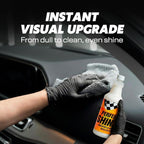 Tire Shine & Tire Dressing – Water Based Dressing for Tires, Vinyl, Rubber, Plastic & Leather – Briggs Perfect Shine, Concentrated & Dilutable Formula, Natural to High Gloss Finish – 34oz