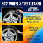 303 Products Wheel and Tire Cleaner - Cleans Both Wheels and Tires Effectively - Tough on Brake Dust - Removes Tire Browning - Foaming Formula, 15.5 fl. oz. (30596CSR) Packaging May Vary (Pack of 2)
