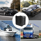 Fekey&JF Foldable Car Trash Can, Hanging Waterproof Leakproof Trash Can Storage Bag for Car with Large Capacity, Car Interior Accessories (Small)
