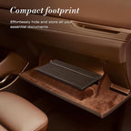 CoBak Leather Car Registration and Insurance Holder with Magnetic Compartment - Vehicle Glove Box Organizer for Driver License, Cards, Emergency Cash - Auto Truck Accessories Case, Dark Brown
