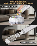MARTISAN Portable Car Vacuum, 20,000Pa Suction with Strong BLDC Turbo, 3 Speeds, 3-in-1 Versatile Vacuum, 30+ Min Long Runtime, Quick Charging for Desk, Keyboard, Car, Silver