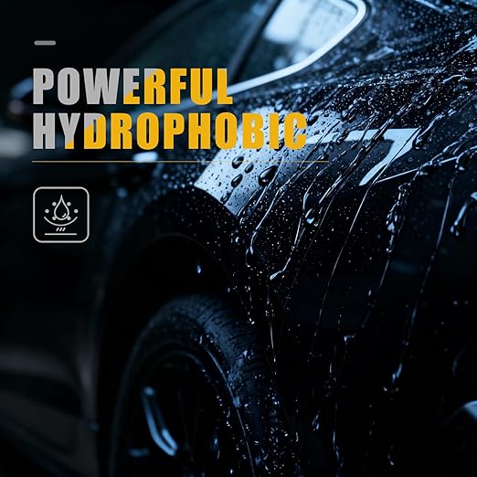 Ceramic Coating for Cars Polish, Paint Sealant Spray Enhancing Car Gloss and Color Depth, Hydrophobic Protection, Waterproof, Dustproof and Pollutant-Proof, High Shine Car Wax Coating Spray