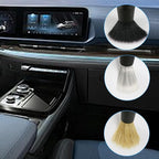1 Pack 3 Pcs Car Detailing Brush,8.66 * 0.95in Automotive Brushes- Washing & Cleaning Air Vent for Wheels, Suitable for Most Cars, Trucks, Suvs