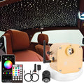 CHINLY Starlight Headliner Kit Twinkle 550pcs 13.1ft 0.02in 16w Fiber Optic Lights kit, Music Mode Bluetooth APP Control Remote, RGBW Star roof Lights for Star Headliner/Home Theater/Pool Ceiling
