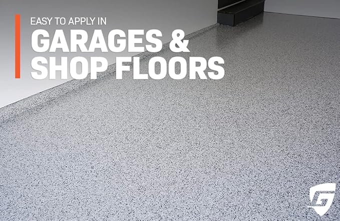 Ghostshield Polyaspartic 930-2 Gallon Kit - Fast Cure Topcoat Coating for Flake Floor Systems in Garage Floors and Warehouse Floors - Covers up to 300-400 Square Feet