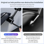 Magnetic Door-Mount Phone Holder for Tesla Model Y/3, Aluminum Alloy Construction, 4D Adjustable Car Mount with Super Magnetism, Original Hole Installation Compatible