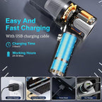 Car Vacuum Portable Cordless 4000PA High Power Mini Vacuum Cleaner 4-in-1 Compressed Air Duster & Air Blower & Pump Hand Held Vacuum with Brushless Motor for Car, Home, Office, Pet