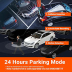 VANTRUE N4 3 Channel Dash Cam, 4K+1080P Dual Channel, 1440P+1440P+1080P Front Inside Rear Three Way Triple Car Dash Camera, IR Night Vision, Capacitor, 24 Hours Parking Mode (Renewed)