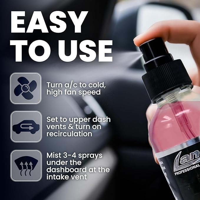 LANE’S Premium Car Air Freshener "Bubble Gum" - 4oz Water-Based, Long-Lasting Auto Scent Spray - Food, Pet, Odor Smell Deodorizer for Cars, Trucks, SUVs' Interior Leather, Carpet, Upholstery