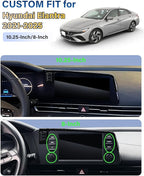 Phone Mount for Toyota Hyundai Elantra 2021-2024 2025 Accessories 10.25-Inch/8-Inch Screen Fixed Clip, Magnetic Car Phone Holder for MagSafe, Strong Magnets Fast Wireless Charger Cell Phone Base