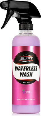 Swift SiO2 Ceramic Waterless Car Wash & Quick Detail Spray (16 Oz) – Hydrophobic Topcoat Sealant | High-Gloss Nano Coating Layer | Repels Dirt & Rain | 3-in-1 Formula Cleans, Polishes, & Protects!