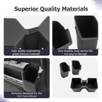LUWU 2025 2026 4Runner Accessories Compatible with 2025 2026 Toyota 4Runner Center Console Cup Holder, Rear Seat Door Side Silicone Cup Holder Black 4 Runner 2026 Accessory 2-Pack