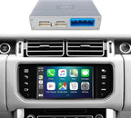 Wireless CarPlay Android Auto Adapter Decoder Retrofit Kit Fits Land Rover & Jaguar 2011-2017 with Bosch Headunit 8" Screen, Supports Mirror Link/Airplay/Backup Camera/USB Drive/Navigation