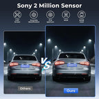 Dash Cam Front and Rear, 4K+2.5K+1080P with 170° Fisheye Lens, Full HD Dash Camera for Cars, 5GHz WiFi, IR Night Vision, WDR, 64GB Card Included, 24/7 Parking Mode, G-Sensor & Loop Recording（D7）