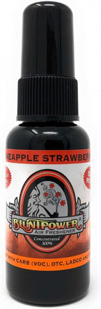 BluntPower (Pineapple Strawberry, 1 Pack) Concentrated Air Freshener for Room and Car Spray - Oil-Based Diffuser Spray Bottle - Long-Lasting Bathroom Spray, Car Freshener, & Odor Eliminator Spray