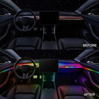 Dreamcolor Acrylic Interior Car LED Strip Light 43-inch, which fit for dreamcolor Main Controller Connects and sub-Controller kit (not Including), Not Applicable dreamcolor 1 Lights