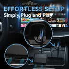 MINIX Car TV Mate Only for Cars with Factory Wired CarPlay Function HDMI Converter HDMI Multimedia Adapter for Fire TV Stick Gaming Laptop Switch Screen Throwers DVD Set-top Boxes 2.4GHz WiFi