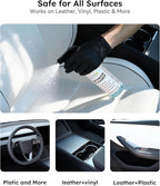 Premium Car Interior Cleaner (17oz Brush + Towel) | Interior Car Cleaner for Leather, Vinyl, Glass & Plastic | Residue-Free Matte Finish for Upholstery, Dash, Trim & Screens - Safe on All Surfaces